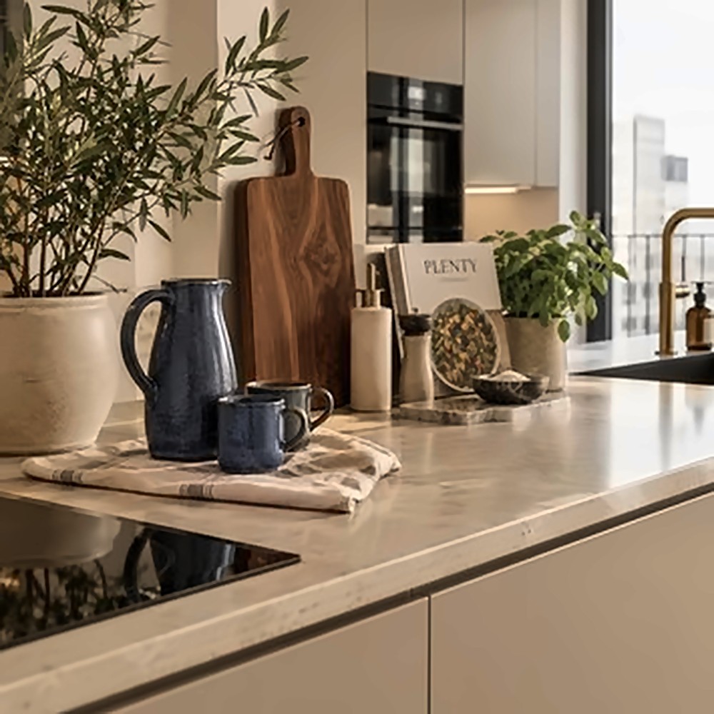 Styling van keuken met accessoires